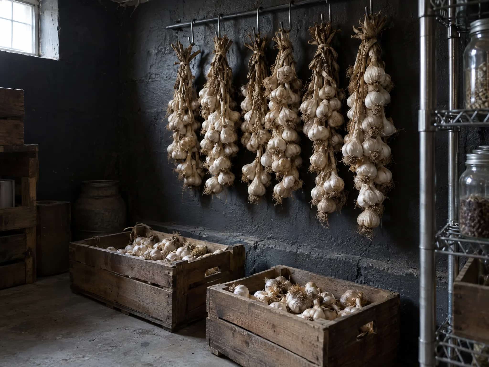 Garlic Shop shelves with curated products