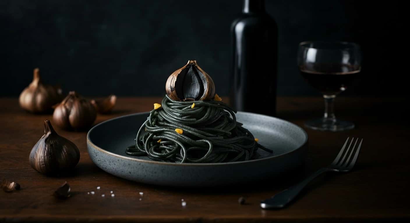 Black Garlic Spaghetti the Obsidian Midnight Sauce for Your Next Secret Society Dinner