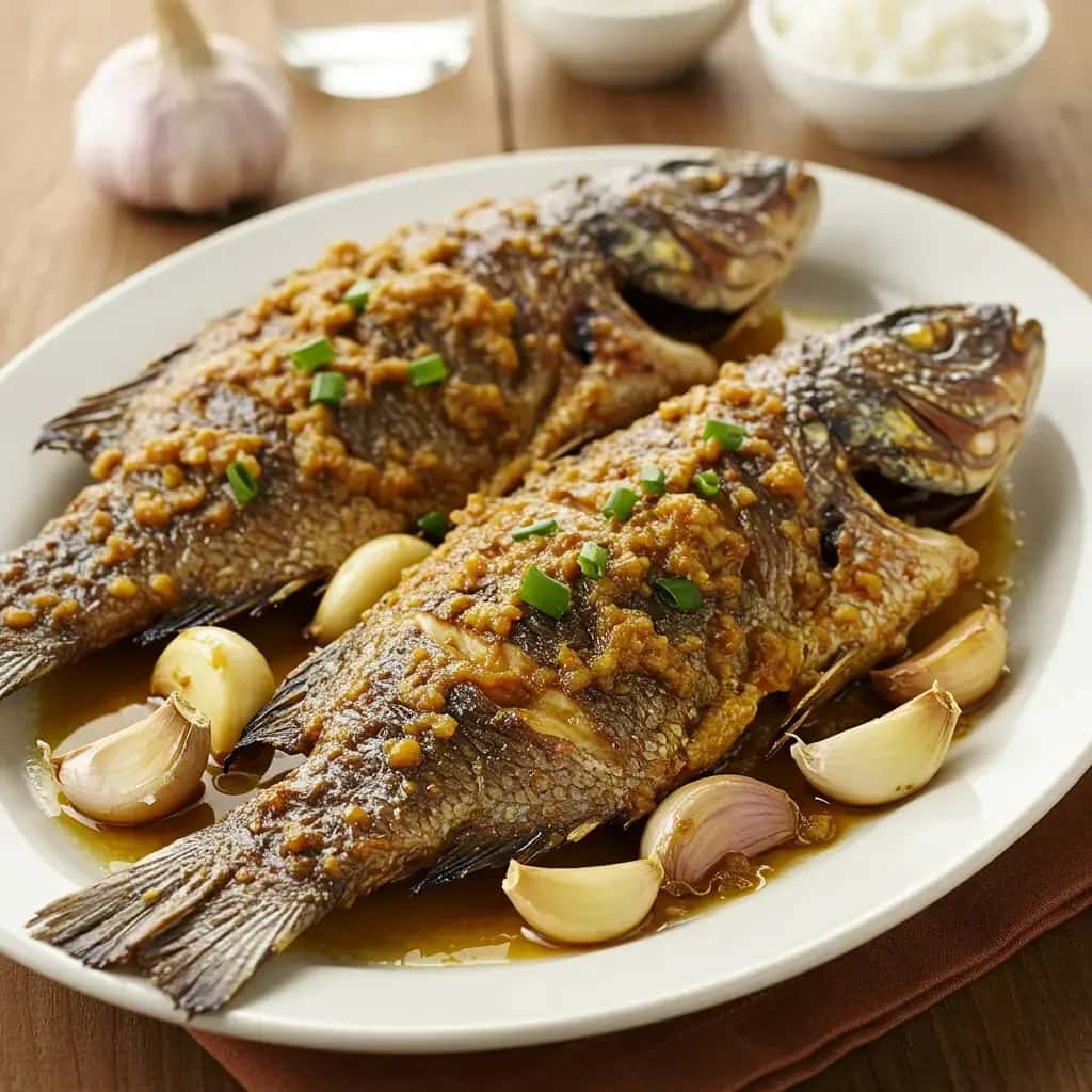 El sabor de Abiyán: el mejor pescado a la parrilla para los amantes del ajo