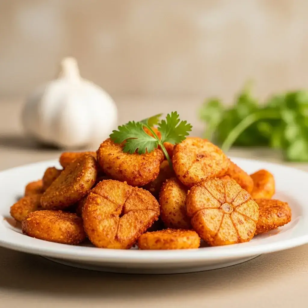 Crispy Fried Garlic (Lasun Fry)