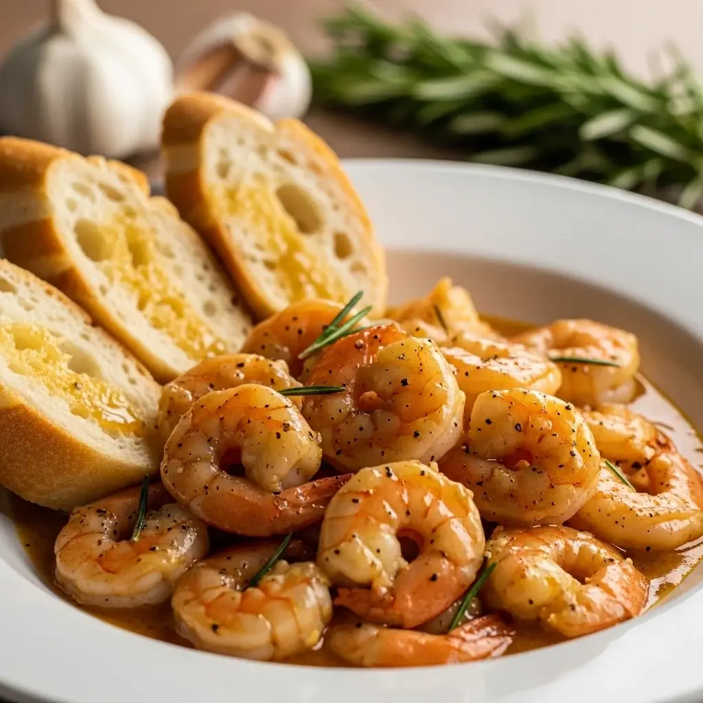 Gran sabor fácil: camarones con ajo BBQ de Nueva Orleans
