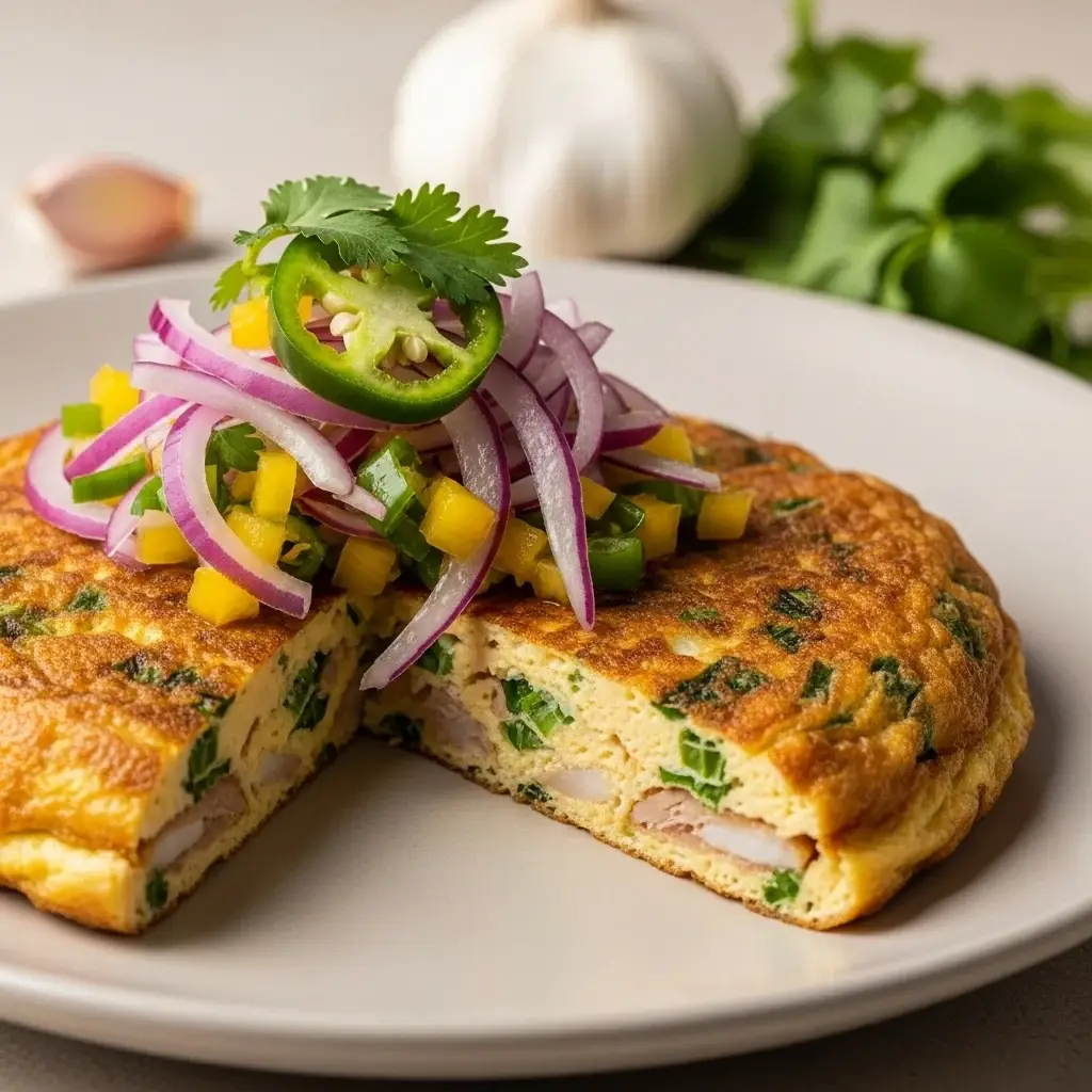 Das margens de Chiclayo: um saboroso skate & Omelete de Alho (Tortilla de Raya)