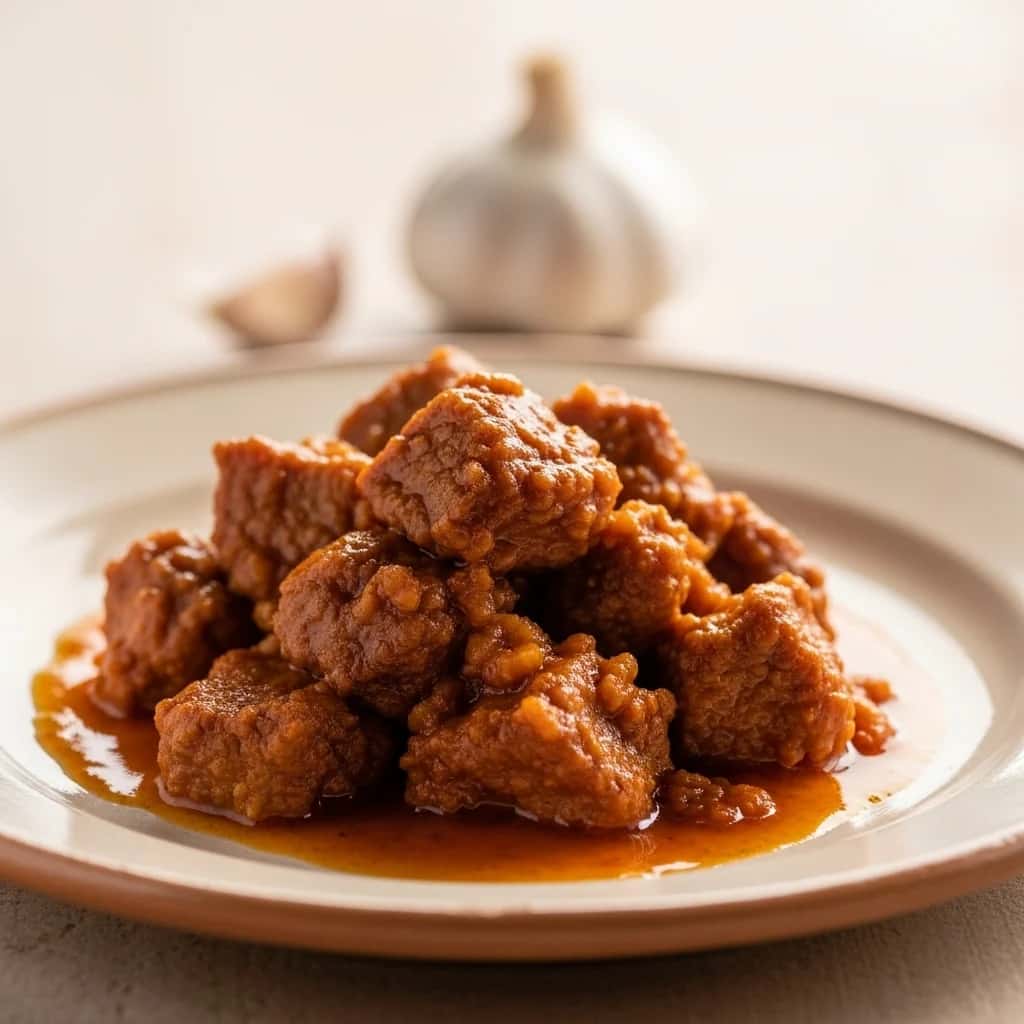 Деревенский праздник: оахаканское Чилиахо де Сердо (свинина в чесночно-чилийском соусе)