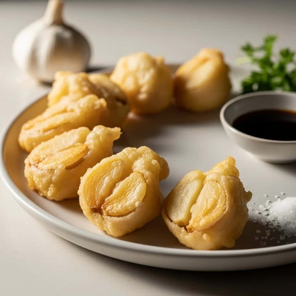 De las barras Izakaya a tu cocina: Fluffy & Tempura de ajo dulce