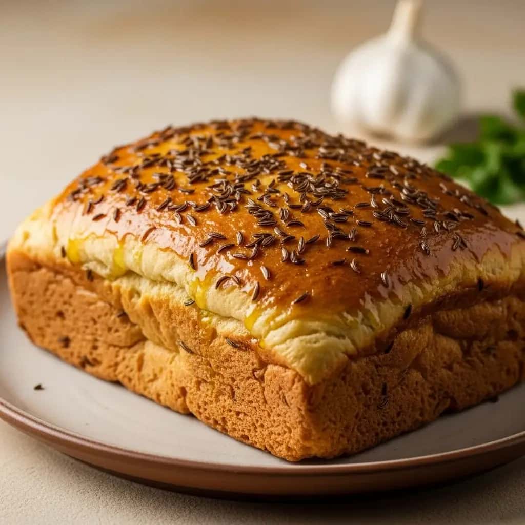 Uma delícia saborosa eslovaca: o melhor bolo de alho fermentado (Cesnakový Kysnutý Koláč)