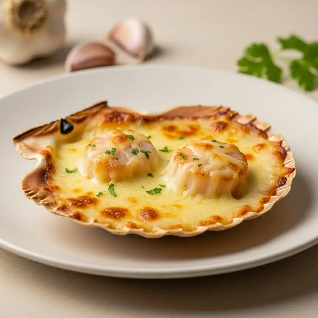 De la Costa de Lima: Vieiras al Horno con Ajo y Parmesano (Conchitas a la Parmesana)