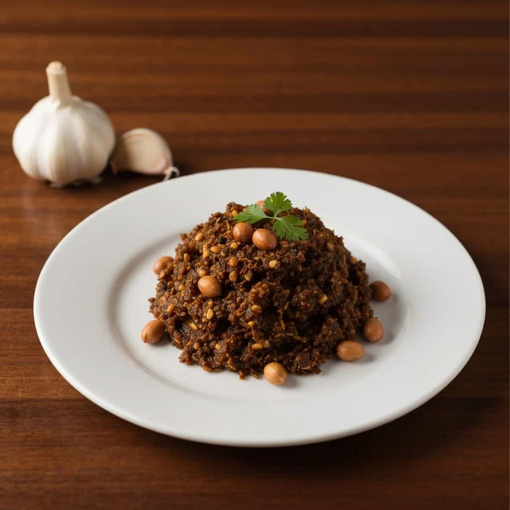 El ardiente secreto de Mumbai: Chutney de ajo seco (Lasun Chutney)