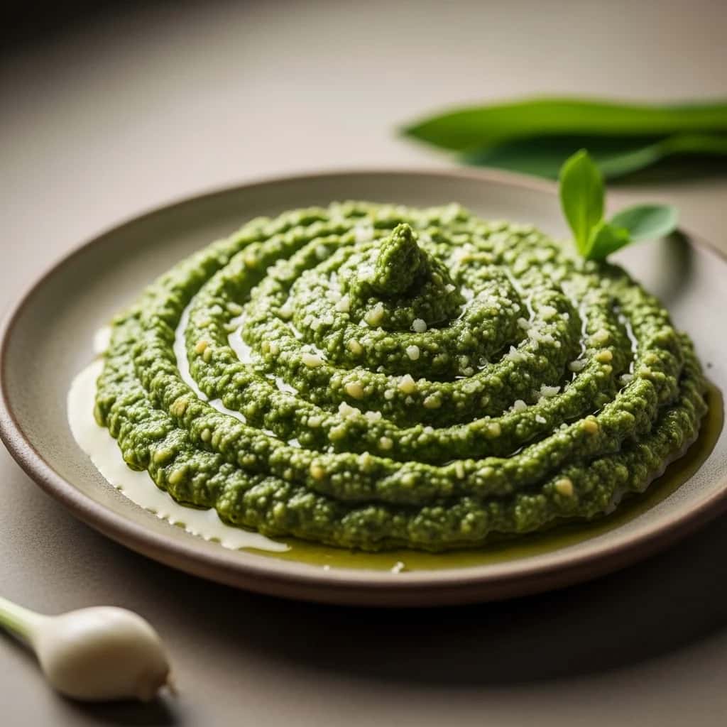 De los bosques eslovacos: un vibrante pesto de ajo silvestre (Pesto z Medvedieho Cesnaku)