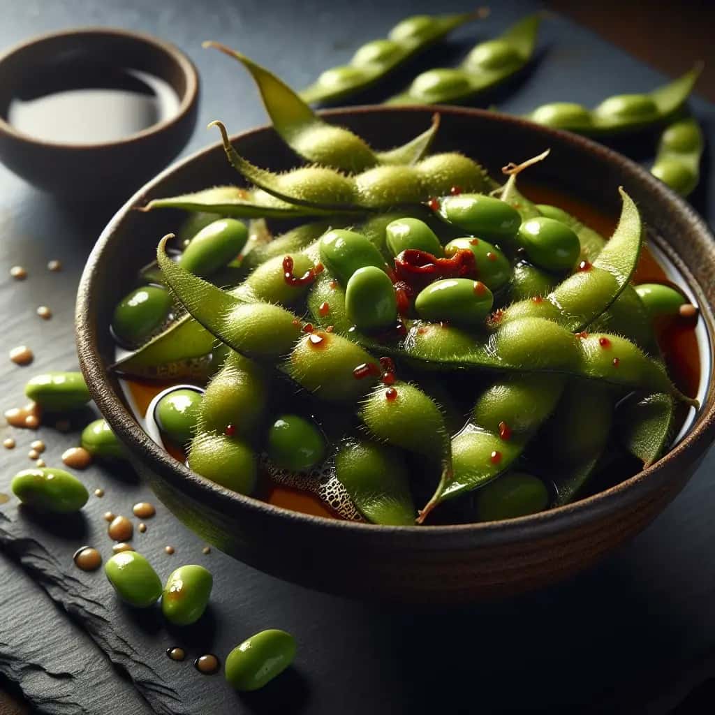 Garlicky Green Gems: Japanese Butter Soy Sauce Edamame