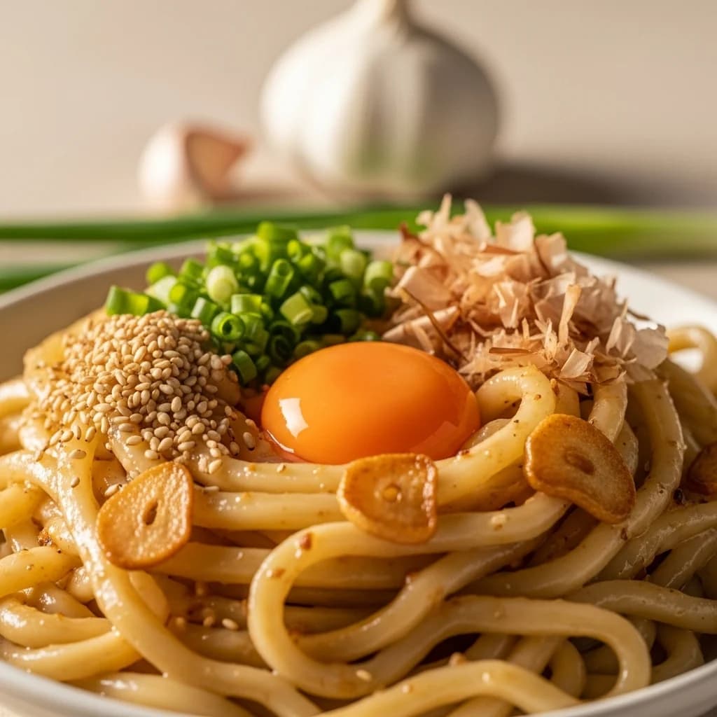 Noodle Nirvana: Japan's Quick & Creamy Garlic Butter Udon