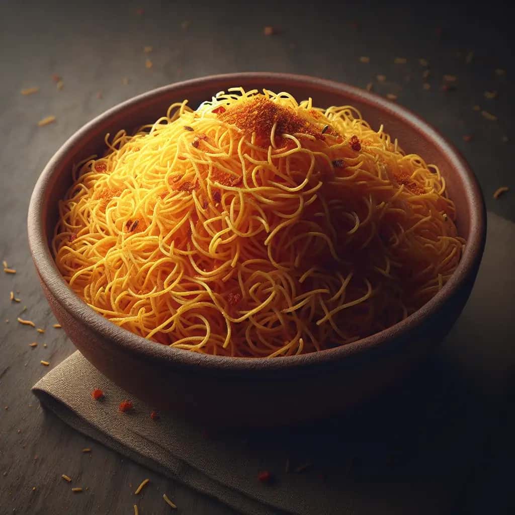 Garlic Gold: bocadillo crujiente indio Sev