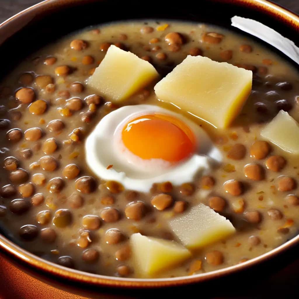 Сытный вкус традиции: сливочно-чесночный соус из Словакии и amp; Чечевичная похлебка (Šošovicový Privarok)