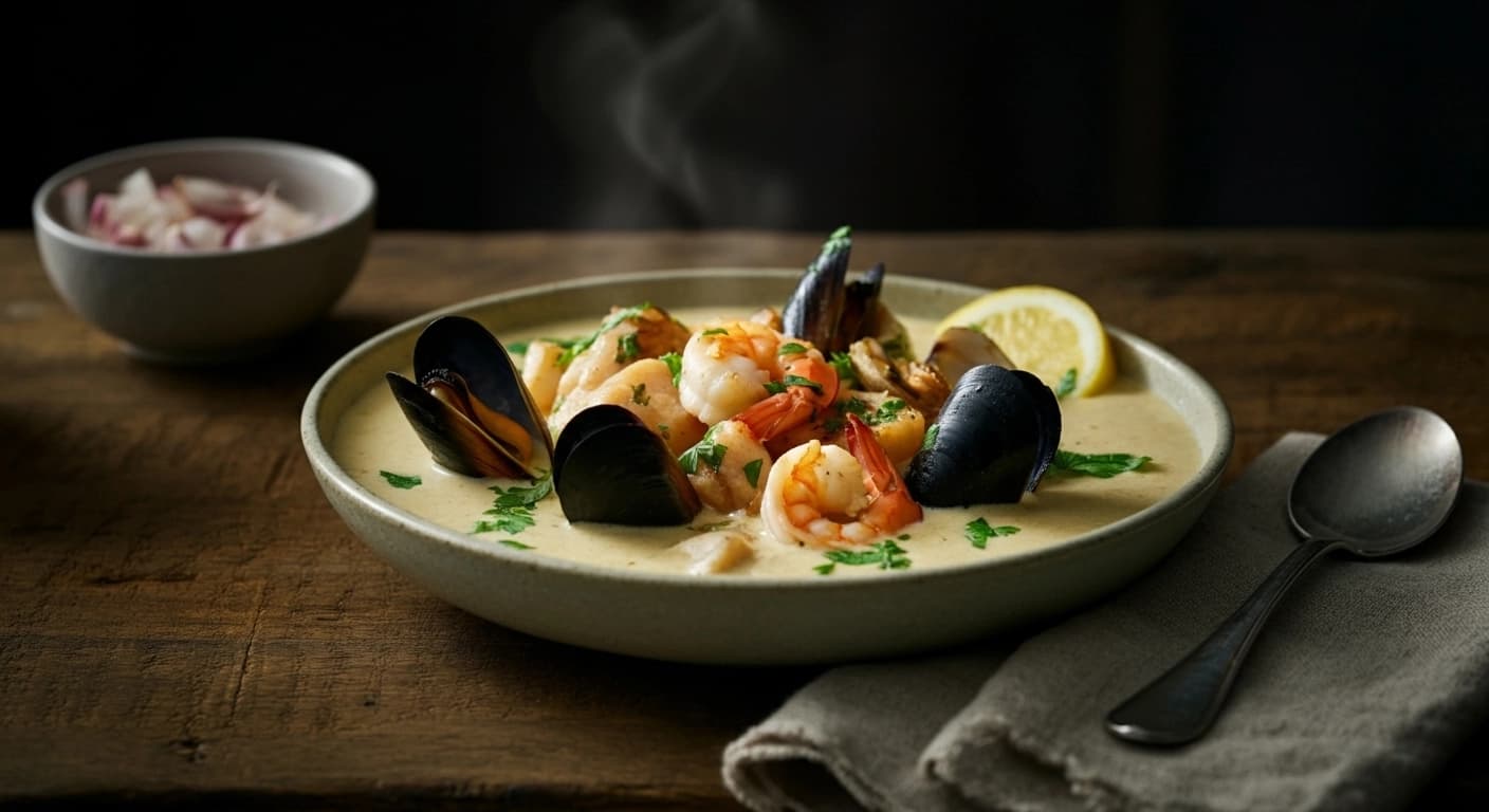 Un Festin de la Saint-Patrick : Chaudrée de Fruits de Mer Crémeuse à l'Ail