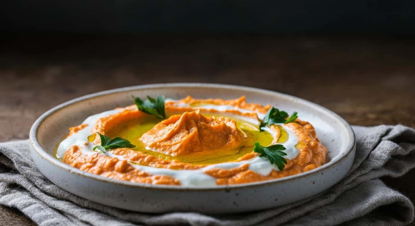 A Taste of Anatolia: Creamy Turkish Carrot and Garlic Yogurt Dip (Havuç Tarator)