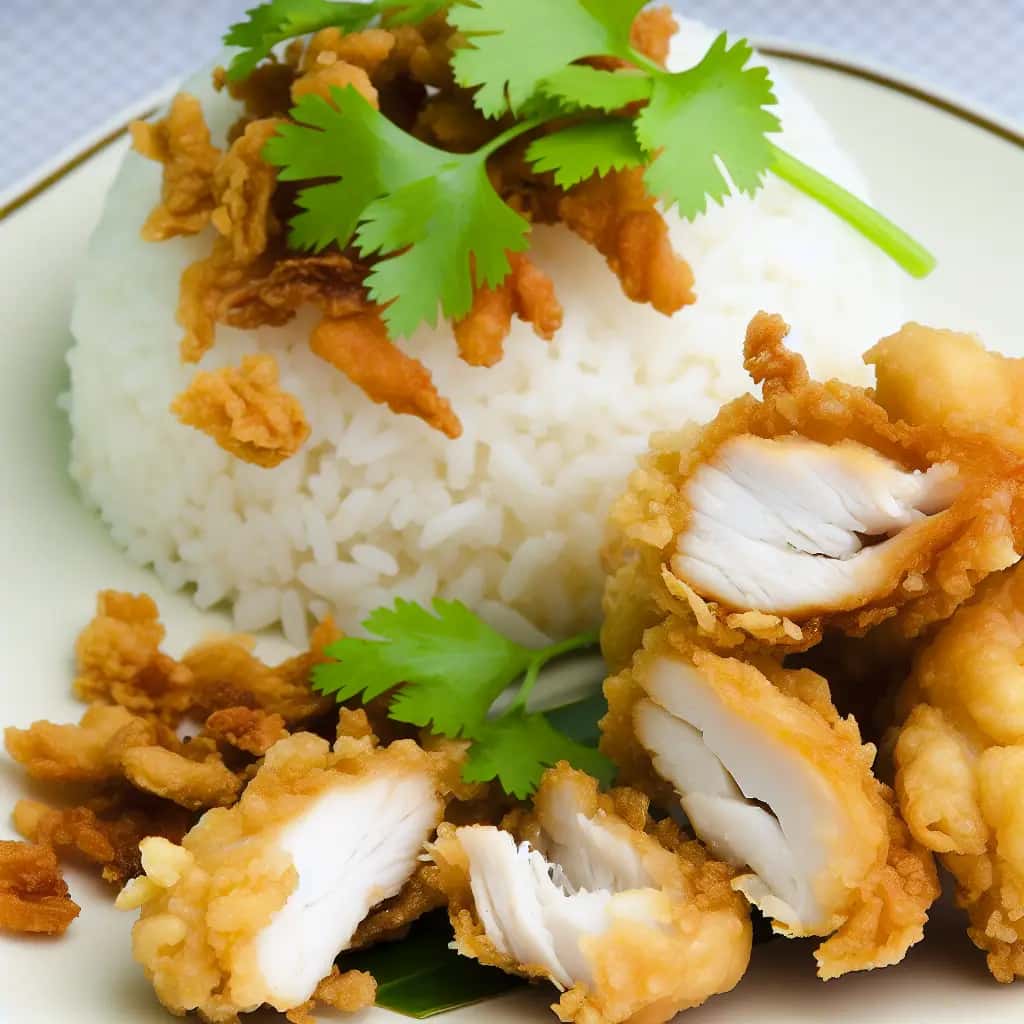 A Taste of Bangkok's Night Markets: Crispy Fried Garlic Chicken (Gai Tod Kratiem)
