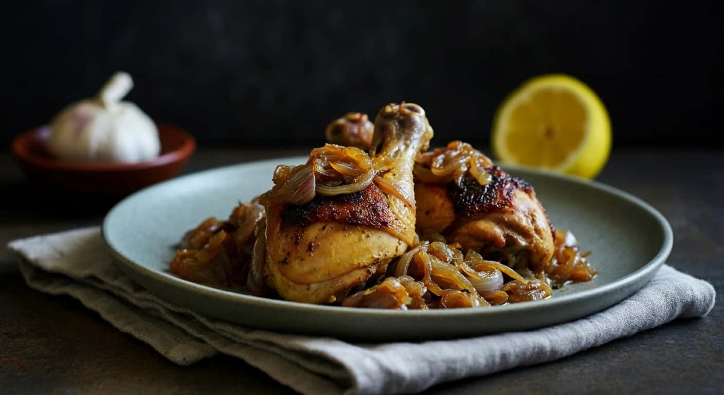 A Taste of Senegal Classic Chicken Yassa with Onion and Garlic