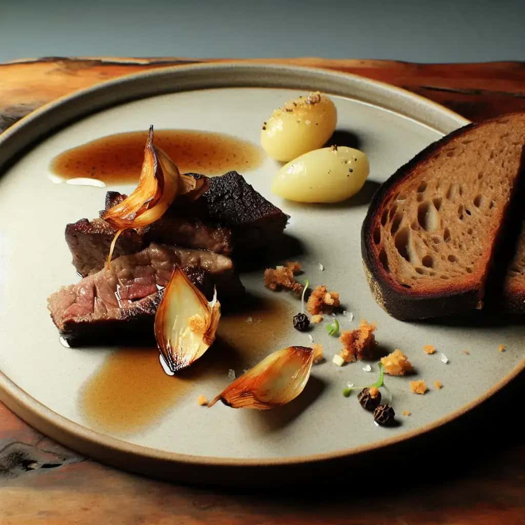 A Taste of the Wild North: Pan-Seared Fermented Lamb with Garlic (Ræst Kjøt)