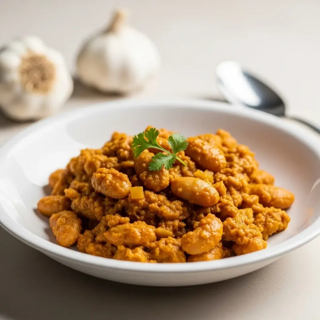 A Homestyle Classic: Mauritius's Creamy Garlic Butter Bean Curry (Cari Gros Pois)