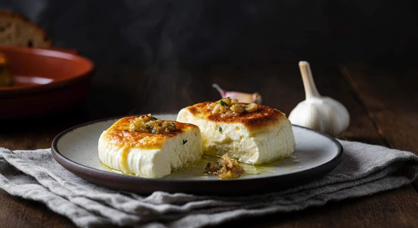 Balkan Baked Bliss Bulgarian Sirene po Shopski with Garlic