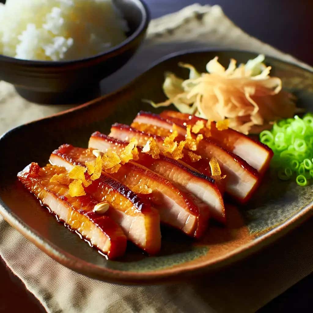 Buta no Shogayaki (cerdo japonés con ajo y jengibre)