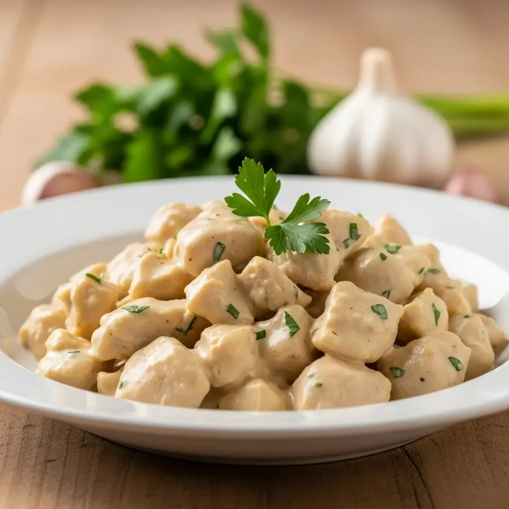 Una maravilla entre semana: salteado cremoso de pollo con ajo de Eslovaquia (Kuracie Soté na Cesnaku)