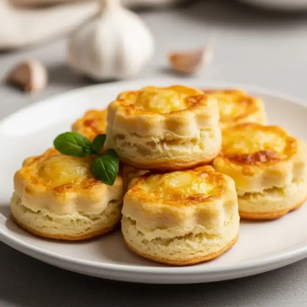 Un ataque de bocadillos eslovaco: ajo y salsa rápida Galletas de queso (Cesnakové Pagáčiky)