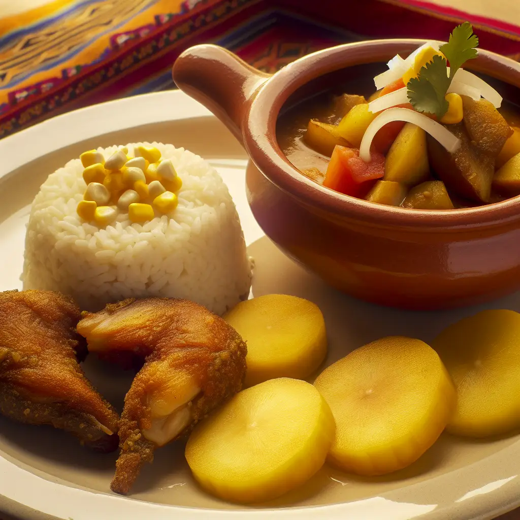 Из Анд: Дерзкий и ампер; Жареная морская свинка с чесноком (Cuy al Ajillo)