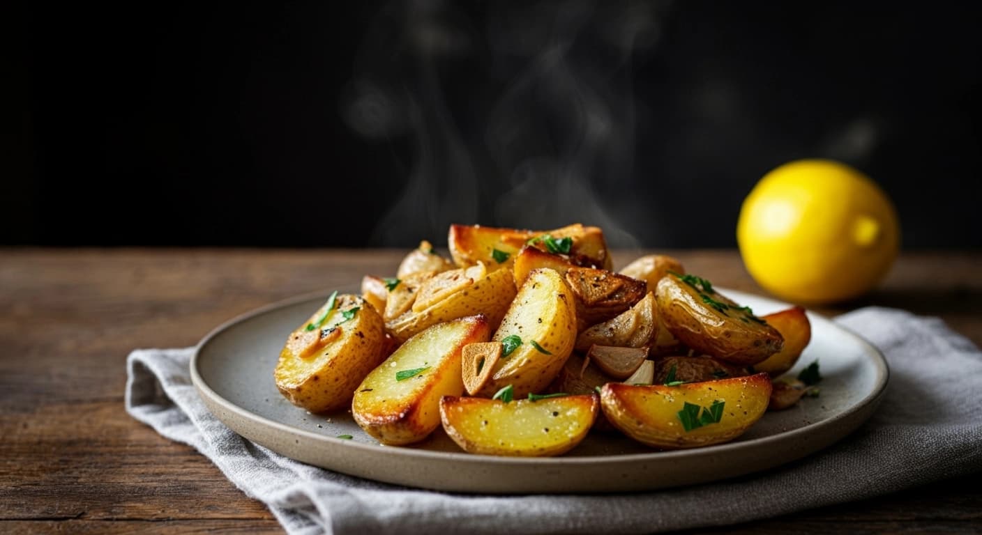 Del Valle de la Dordoña Clásicas Patatas al Ajillo Francesas Pommes de Terre Sarladaises