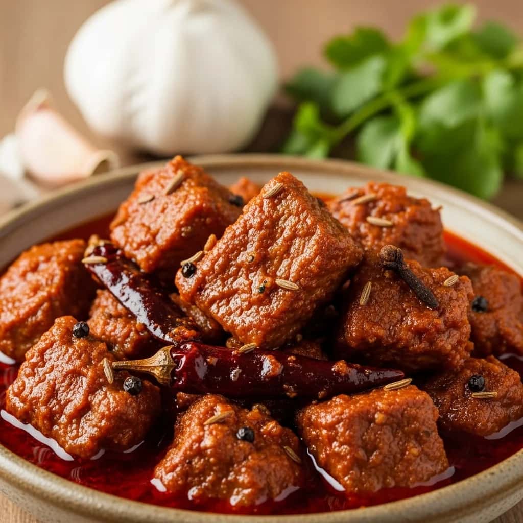 From Goa's Sunny Shores: A Fiery & Tangy Pork Vindaloo