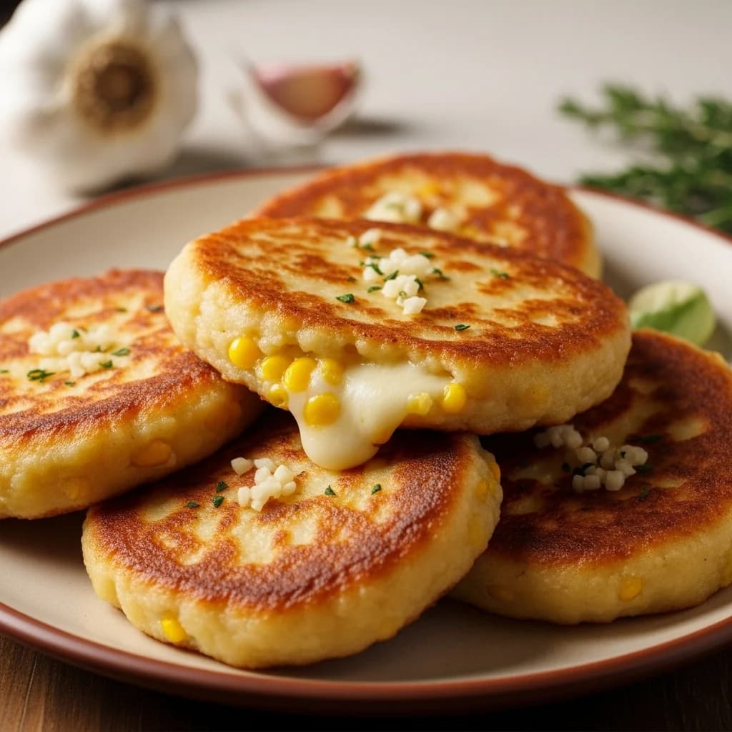 Un classique de la montagne : le pain de maïs à l'ail et au fromage de Géorgie (Chvishtari)