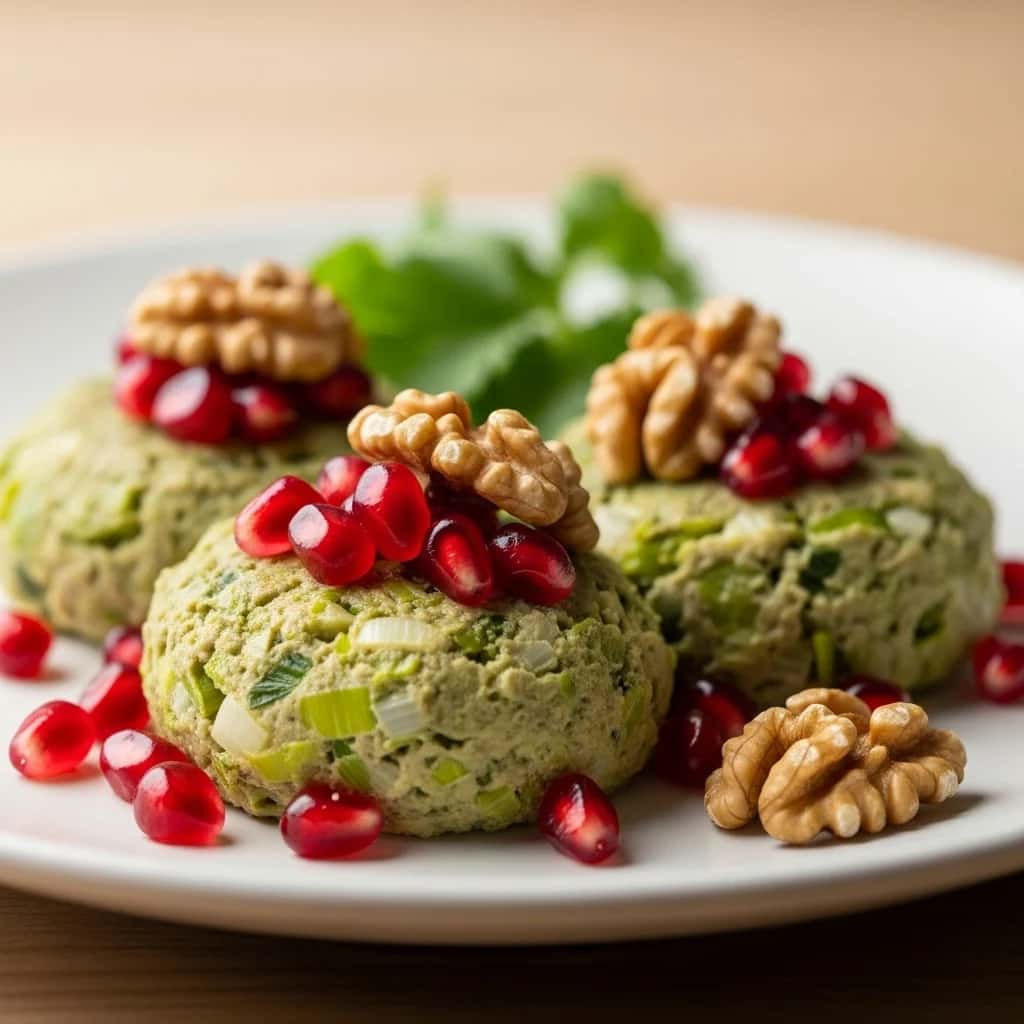 Un tipo diferente de verde: puerro y puerro georgiano Paté De Ajo (Prasis Pkhali)