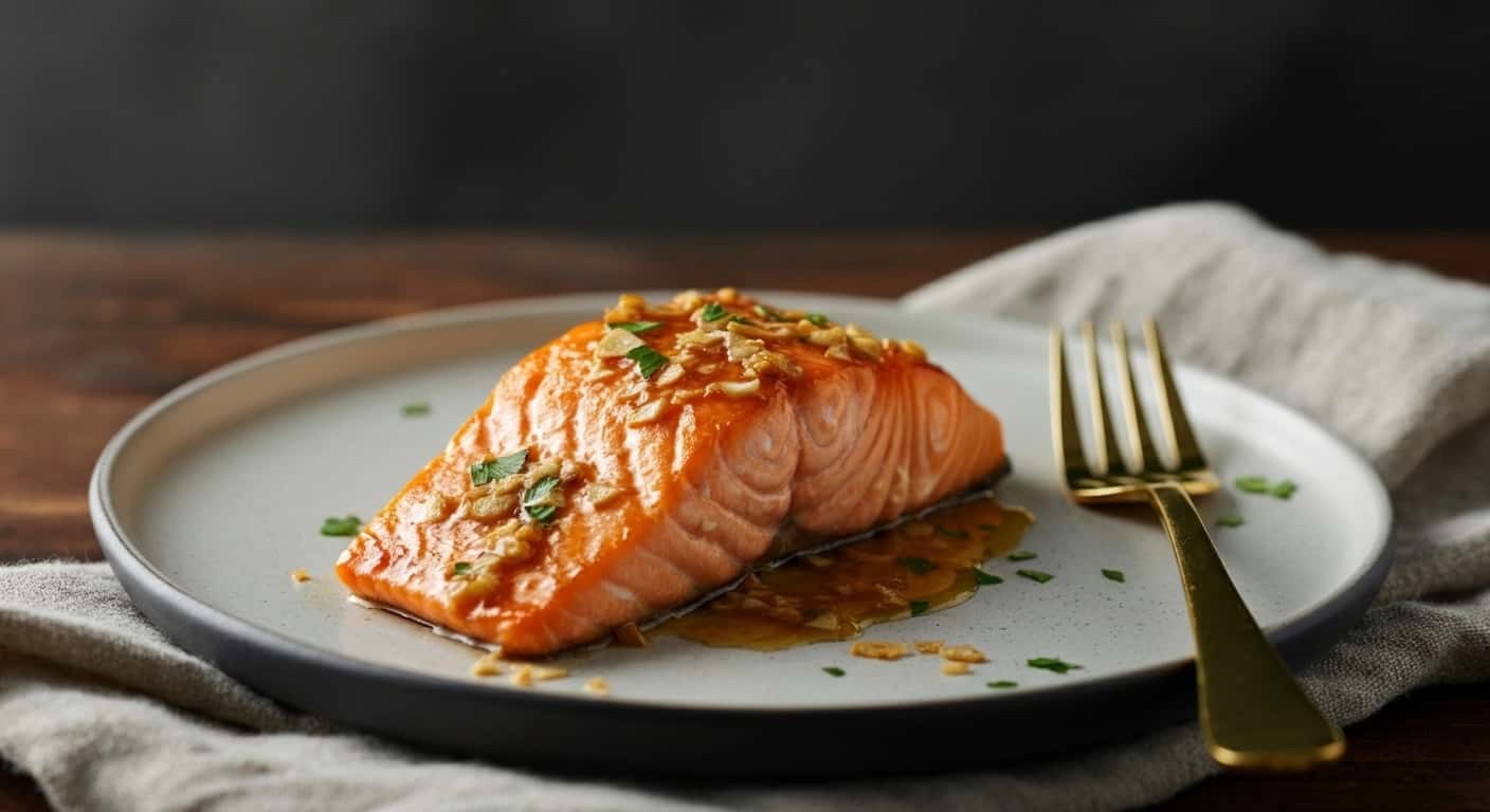 Salmón a la Miel y Ajo en 20 Minutos para una Cena Fácil del Día de la Madre