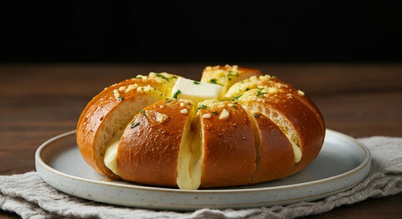 La Receta Definitiva de Pan de Ajo con Queso Crema Coreano (¡Increíblemente Bueno!)