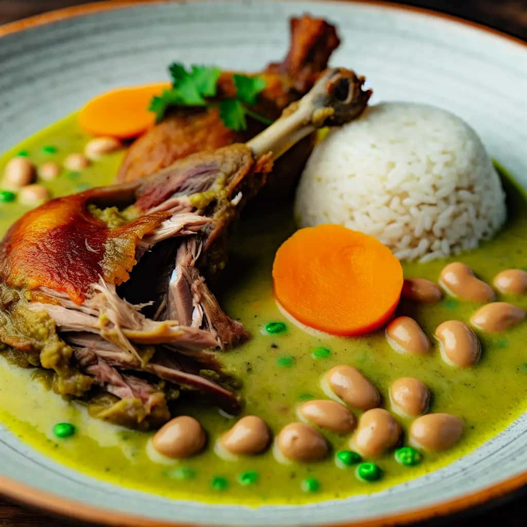 Seco de Pato (ensopado de pato peruano)