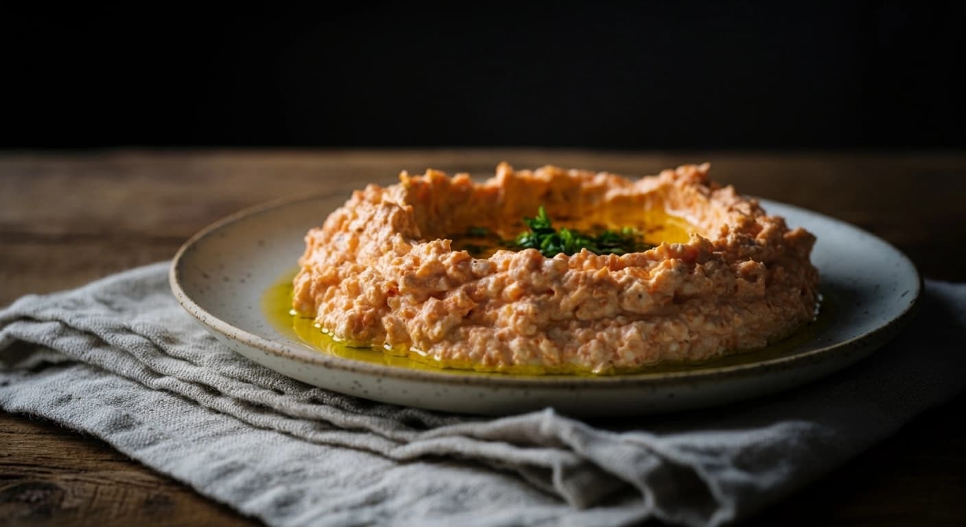 Receta auténtica de Urnebes serbio: la salsa picante de feta definitiva