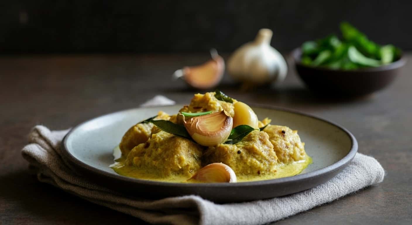 Creamy Sri Lankan Garlic Curry: An Authentic Sududu Maalu Recipe