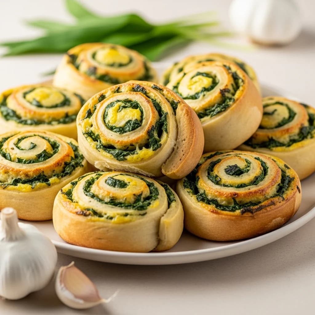 Primavera en un remolino: sabrosos rollitos de ajo silvestre de Eslovaquia (Slimáky s Medvedím Cesnakom)