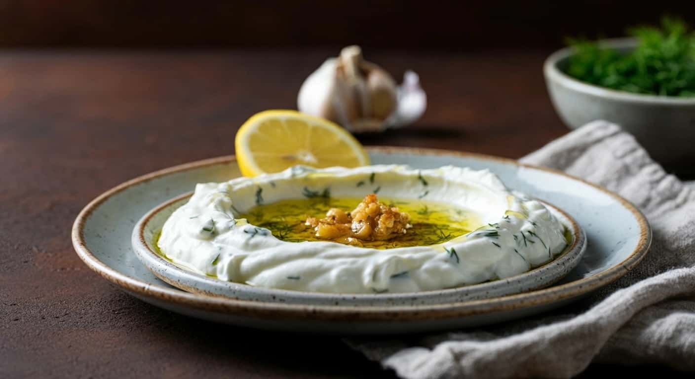 Authentic Turkish Haydari Recipe (The Ultimate Creamy Garlic Meze)