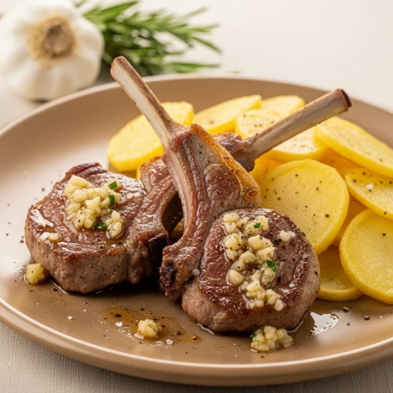 From Abruzzo’s Shepherds: Sizzling Garlic Lamb Chops (Costolette d’agnello all’aglio)