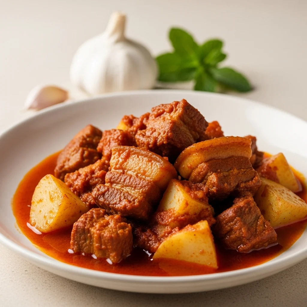 From the Andes: Peru's Fiery Red Garlic & Potato Stew (Puca Picante)