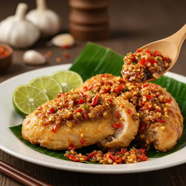 From Yogyakarta with Fury: The Ultimate Smashed Garlic Chicken (Ayam Geprek)