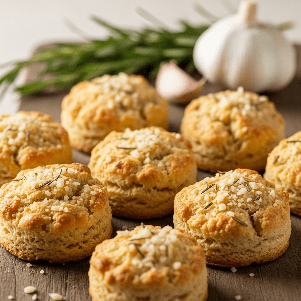 Italian Bites: Savory Garlic & Parmesan Biscuits