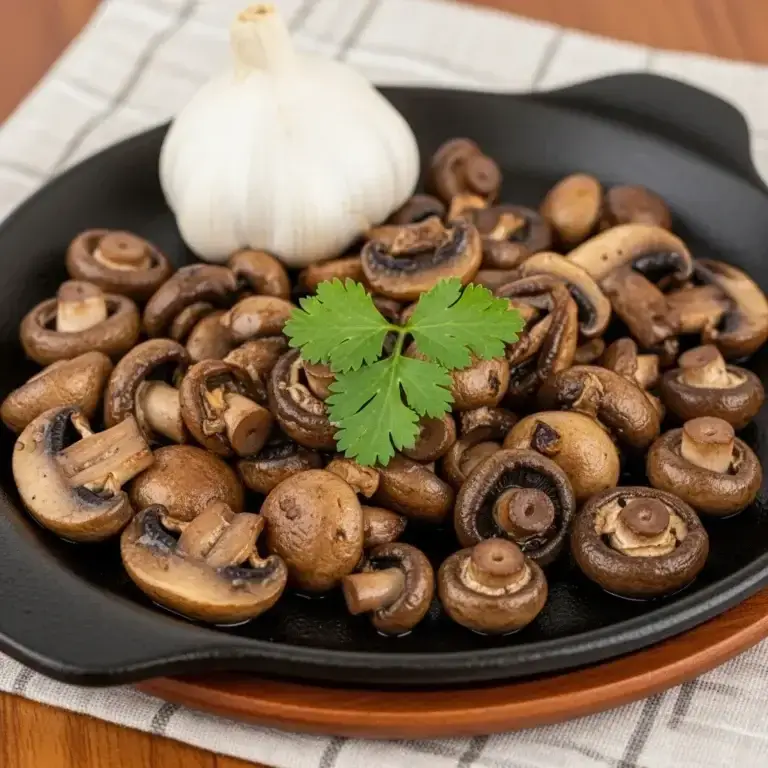 Mexico’s Earthy Delight: Sizzling Garlic & Guajillo Mushrooms (Hongos al Ajillo)