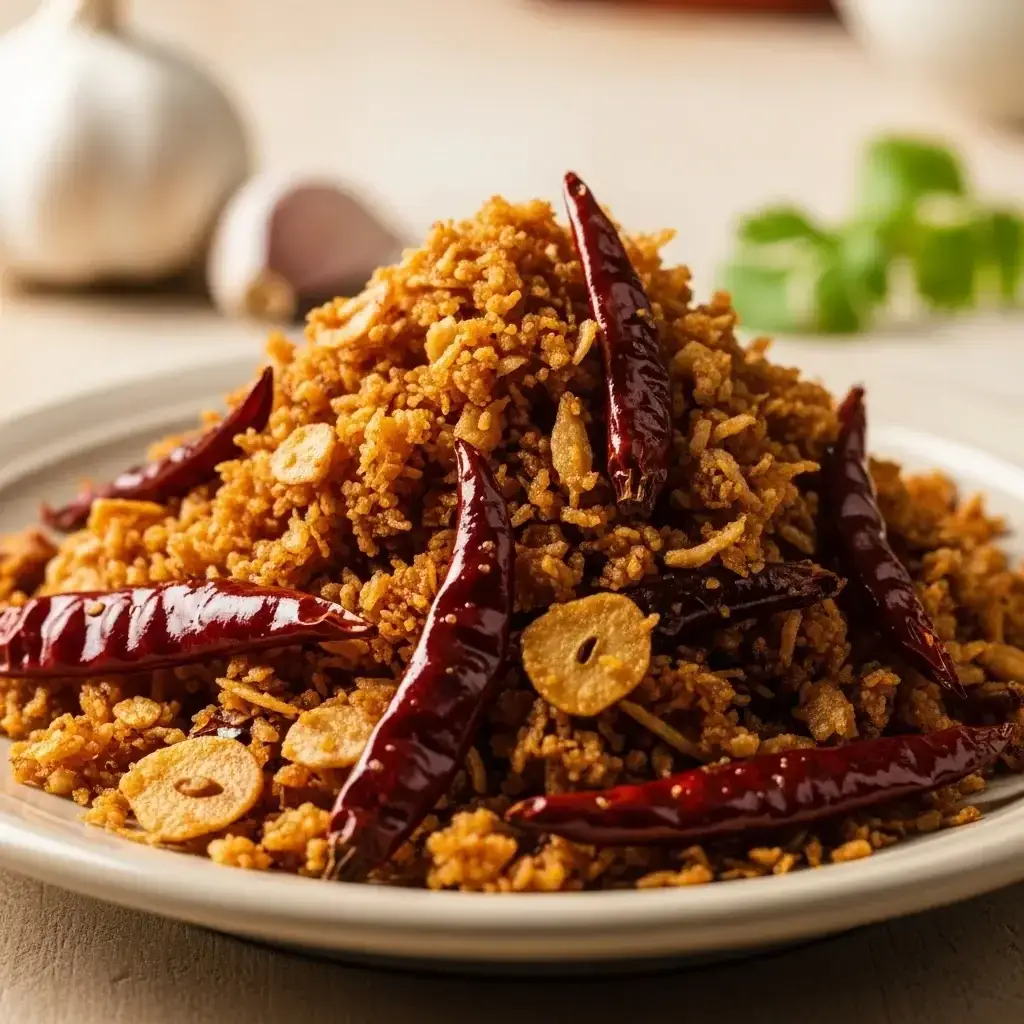 Thailand's Pantry Staple: A Fiery Fried Garlic & Chili Relish (Nam Phrik Kratiem)