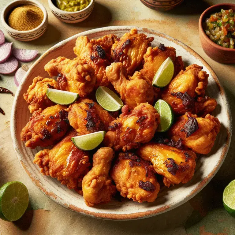 From the Streets of Lima: Crispy Peruvian Garlic Fried Chicken (Chicharrón de Pollo)