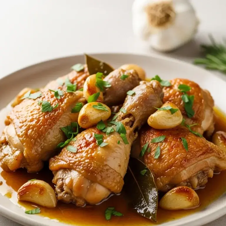 A Taste of Spain: Classic Garlic Chicken (Pollo al Ajillo)
