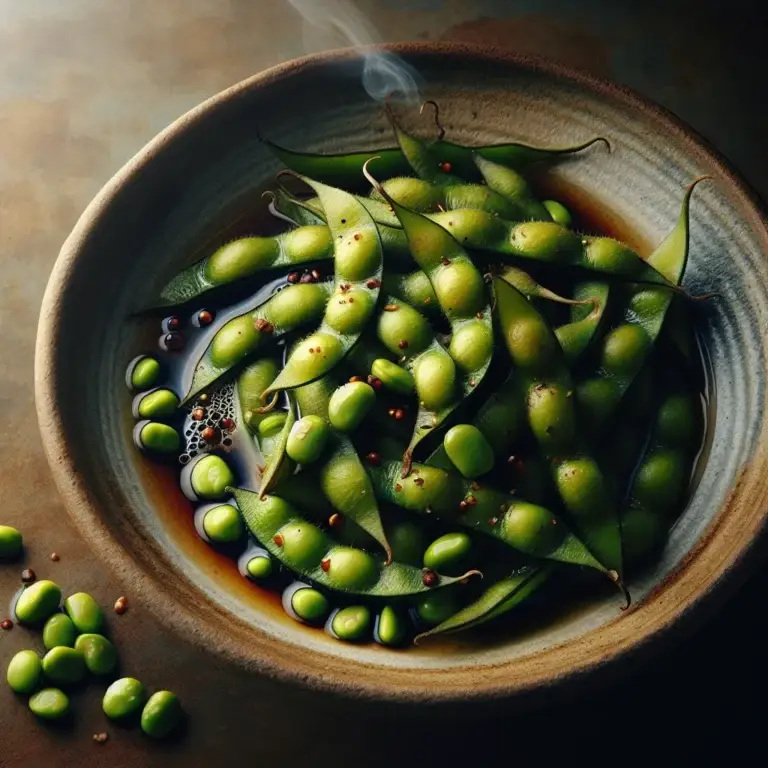 Fiery Garlic-Kissed Edamame: A Japanese Izakaya Favorite