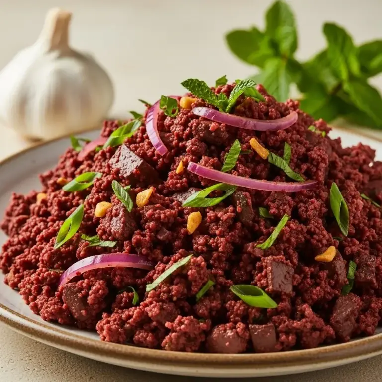 From Peru’s Pantry: A Hearty & Healthy Garlic “Sangrecita”