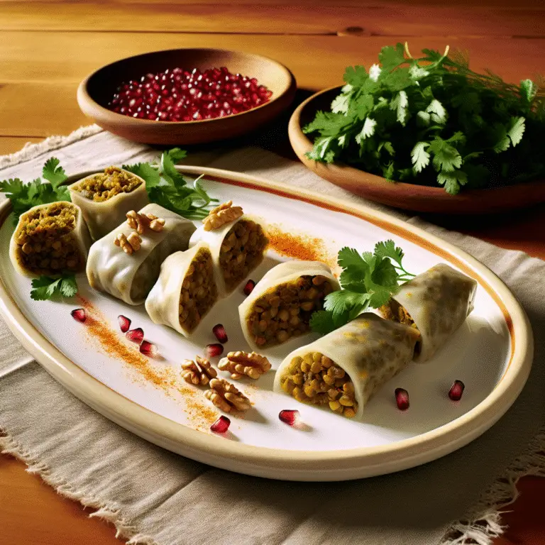 A Caucasus Comfort: Hearty Georgian Cabbage Rolls with Walnut & Garlic (Lenten Tolma)