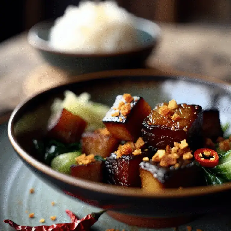 Heavenly Vietnamese Caramelized Garlic Pork Belly (Thịt Kho Tàu)